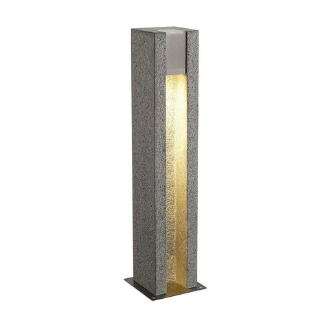 Arrock Slot GU10 Gulvlampe firkantet granit Salt & Peber med indirekte belysning og granit design.