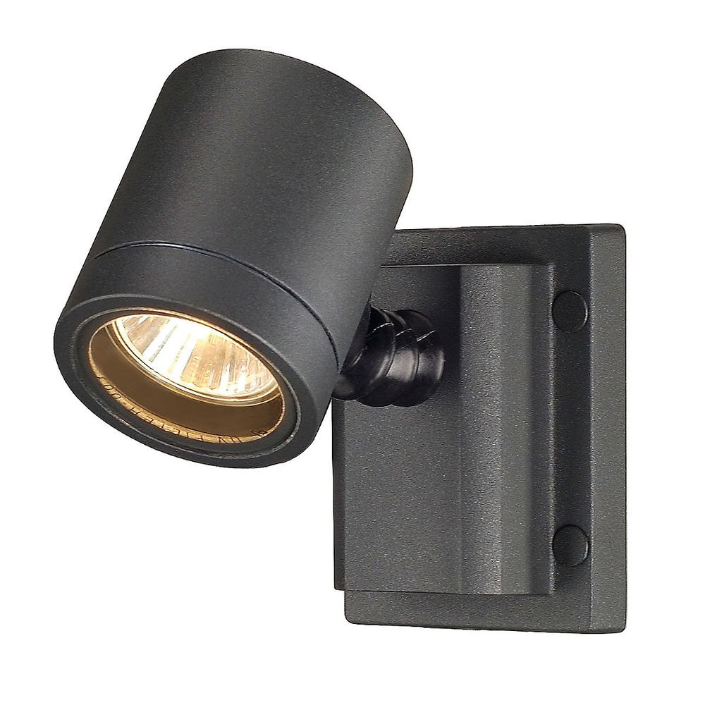 New Myra Wall Wandleuchte anthrazit GU10 max. 50W IP55 in modernem Design.
