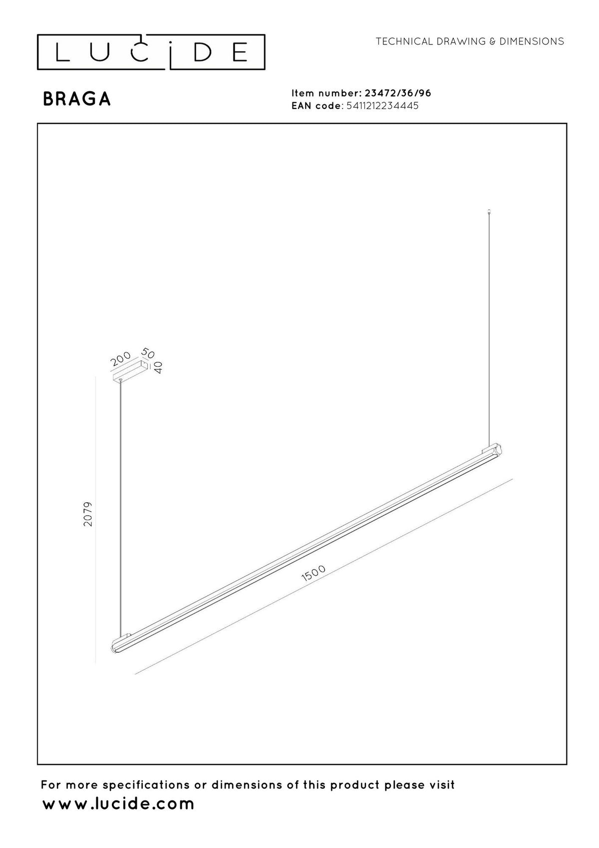 LED-Pendelleuchte Braga dimmbar CCT Gestensteuerung 150cm (7)