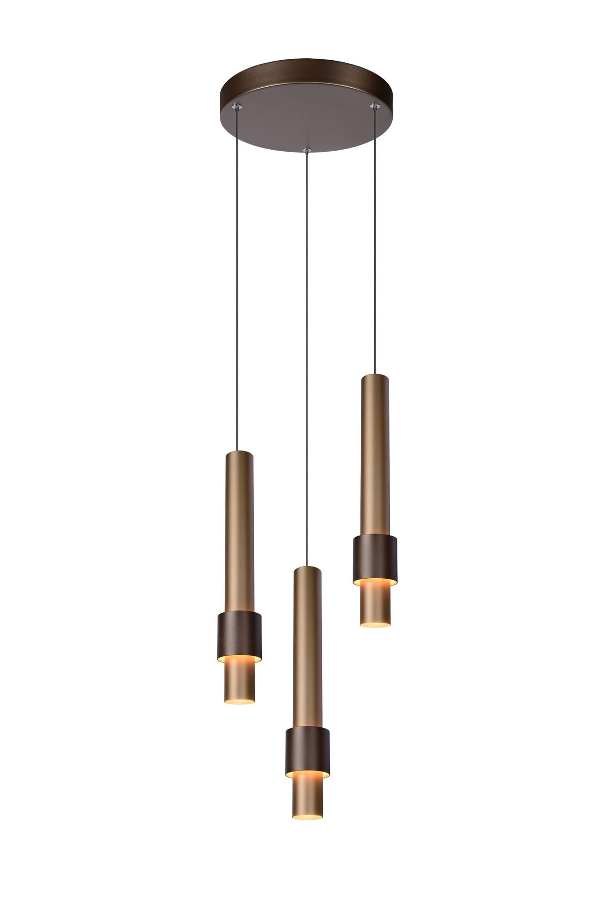 LED-Pendelleuchte Margary 3-flammig dimmbar Kaffee (2)