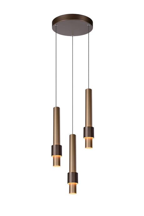 LED-Pendelleuchte Margary 3-flammig dimmbar Kaffee (2)