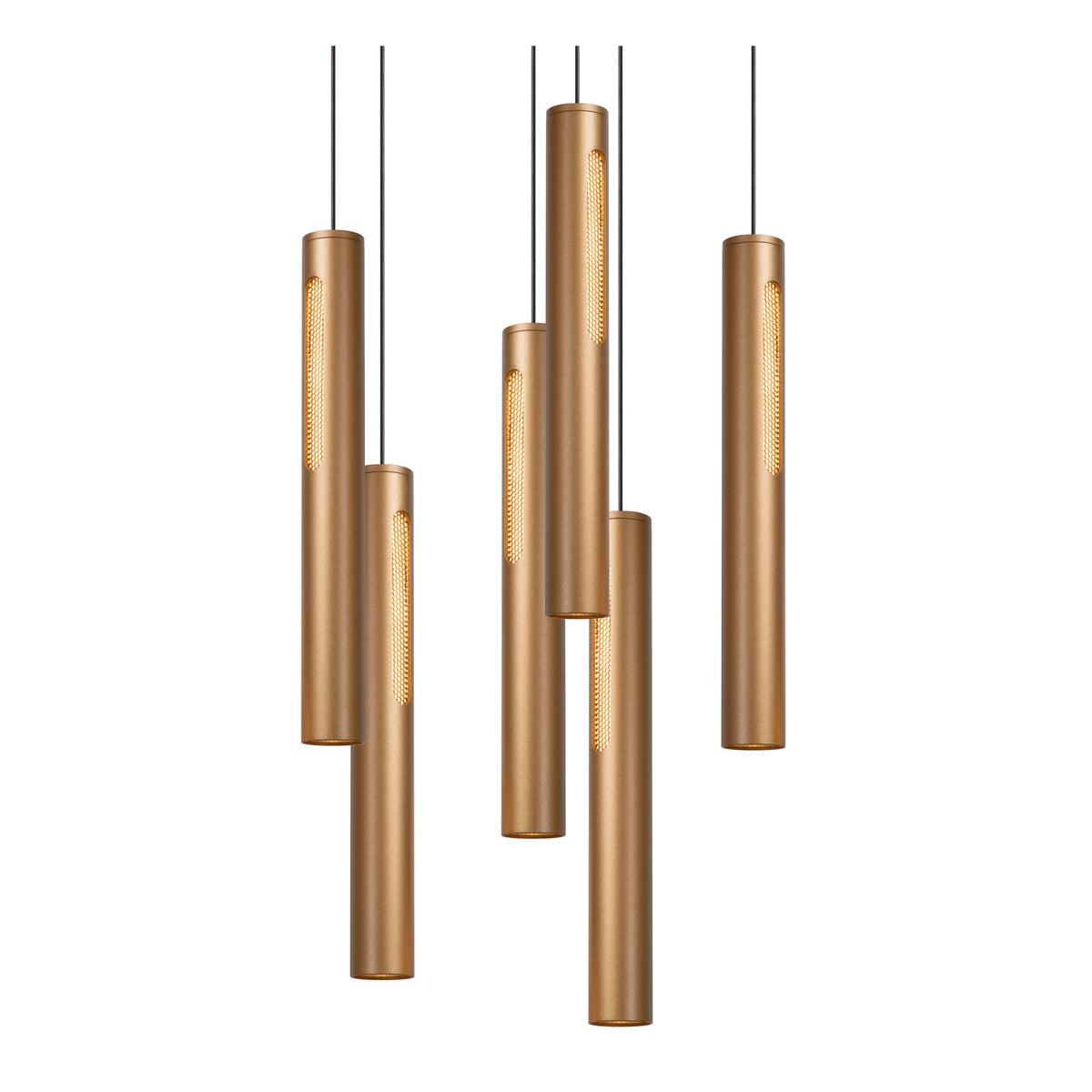 LED-Pendelleuchte Griffith 6-flammig CCT dimmbar Bronze (3)