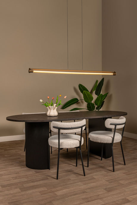LED-Pendelleuchte Janderin 2-flammig dimmbar mit Gestensteuerung Champagner (1)