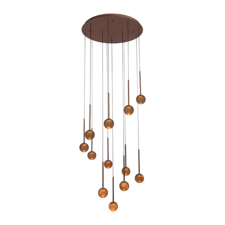 LED-Pendelleuchte Calina 12-flammig rund dimmbar CCT (1)