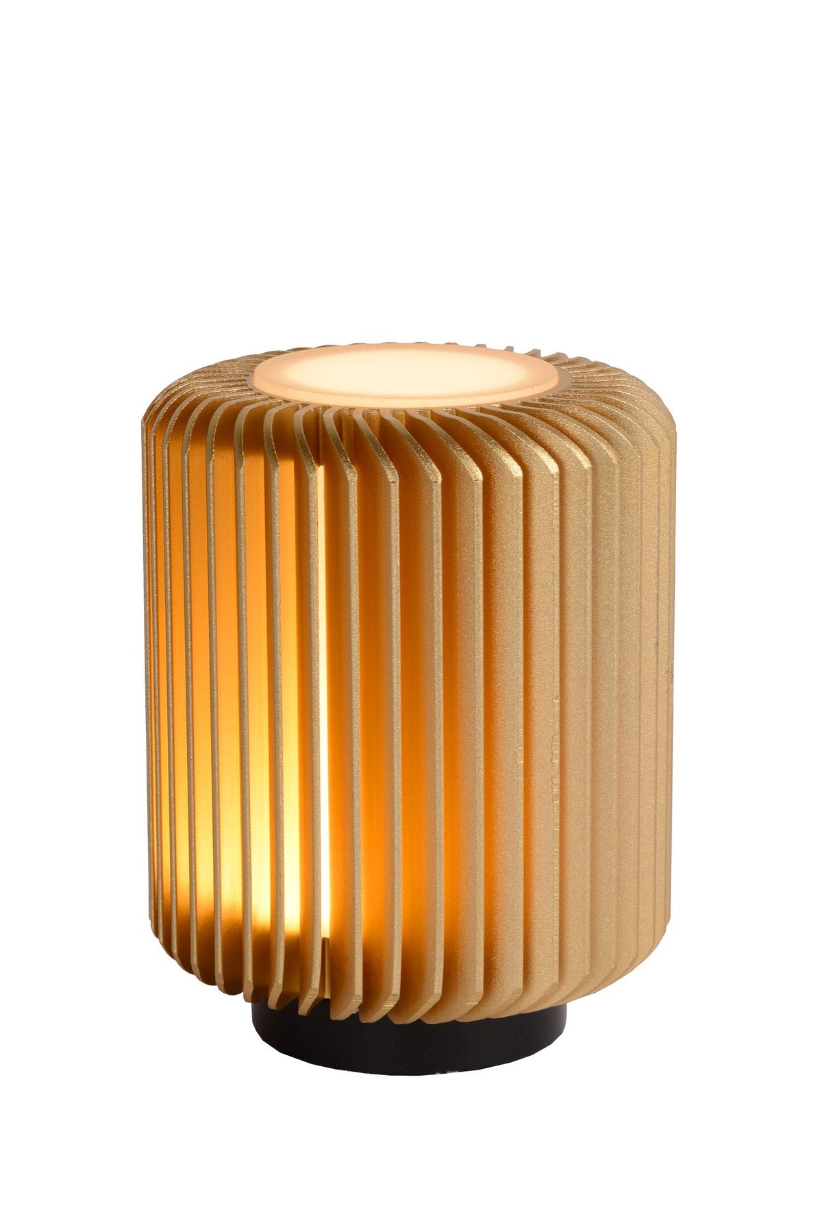 LED-bordlampe Turbin i sylinderform av aluminium, varm hvit (1)