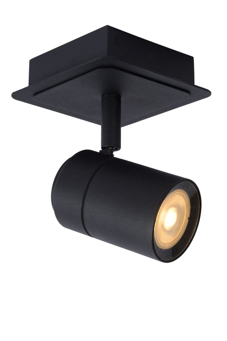 LED-Bad-Deckenspot Lennert dimmbar schwenkbar IP44 Schwarz (2)