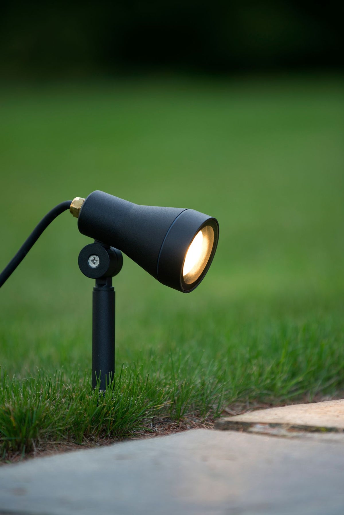 LED-garden spotlight Spike dimmable pivoting IP54 black (1)