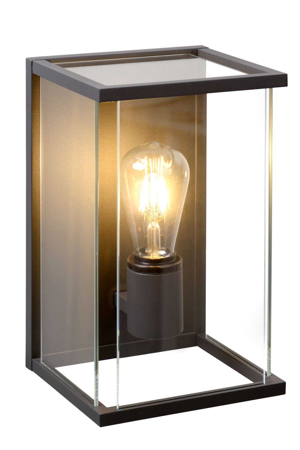 Außenwandleuchte Claire IP54 mit Glasschirm Anthrazit (2)