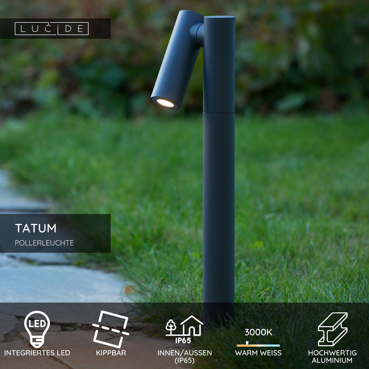 LED-Bolderlamp Tatum draaibaar IP65 43cm Warmwit (6)
