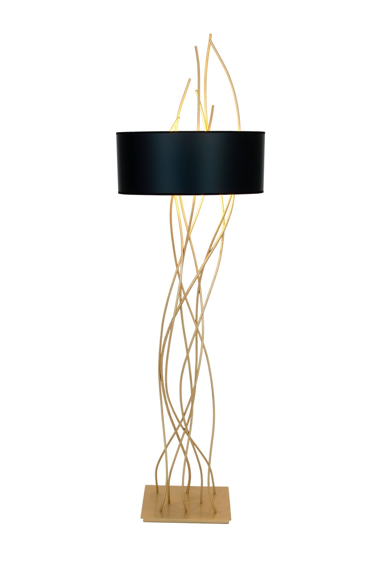 Stehlampe Elba Oval mit Schirm 180 cm