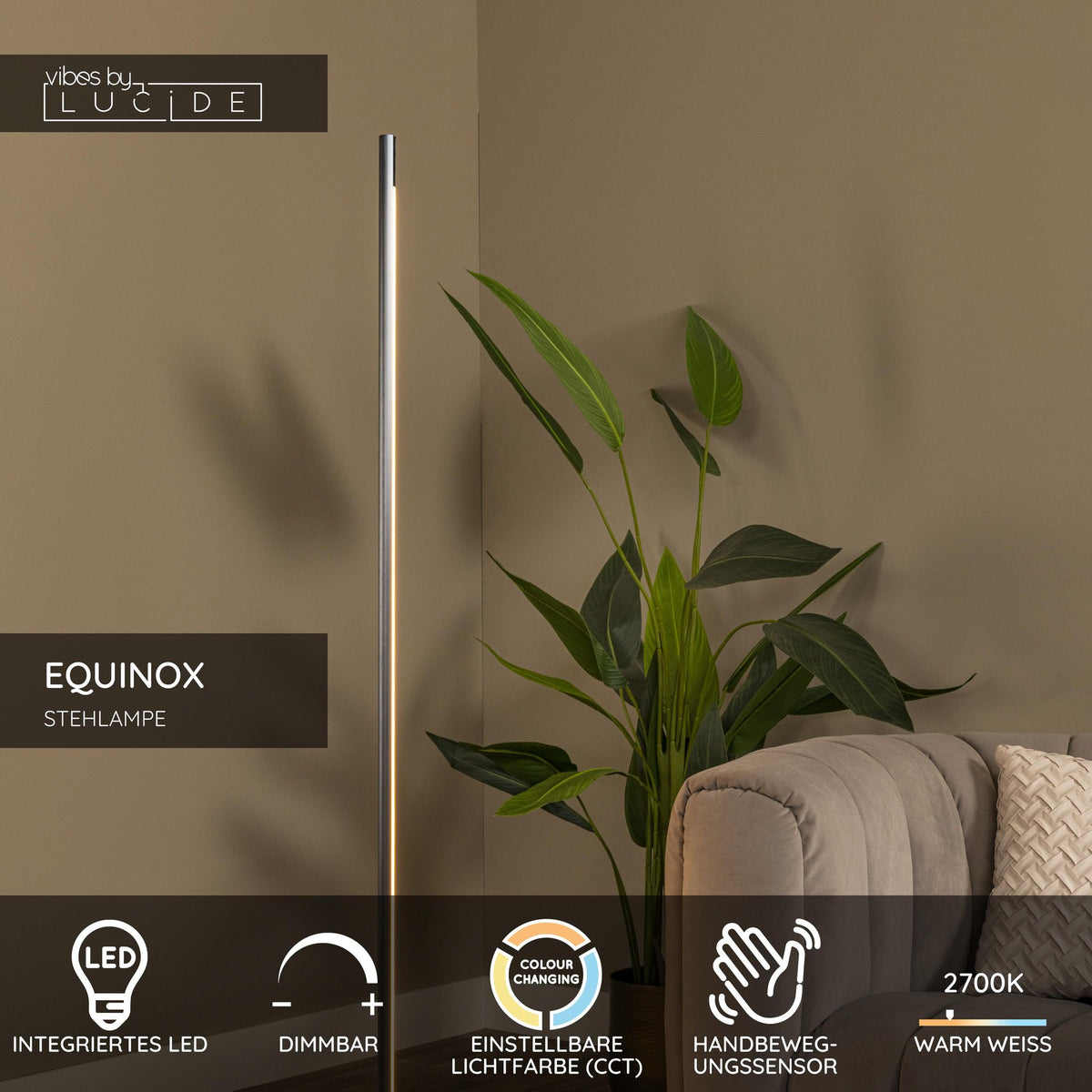 LED-Stehleuchte Equinox mit Gestensteuerung und CCT dimmbar (5)