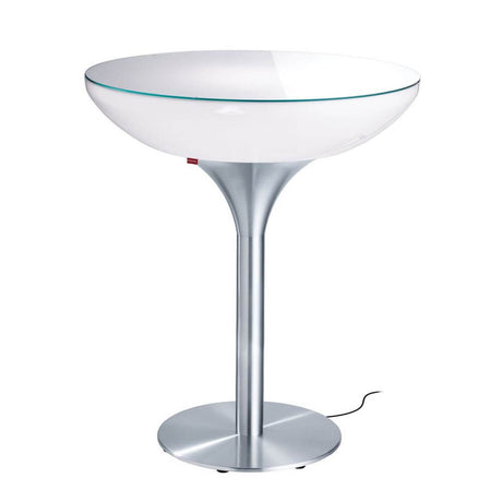 Moree Lounge Table Outdoor bartafel 105 cm met uniek design en E27 lichtbron.