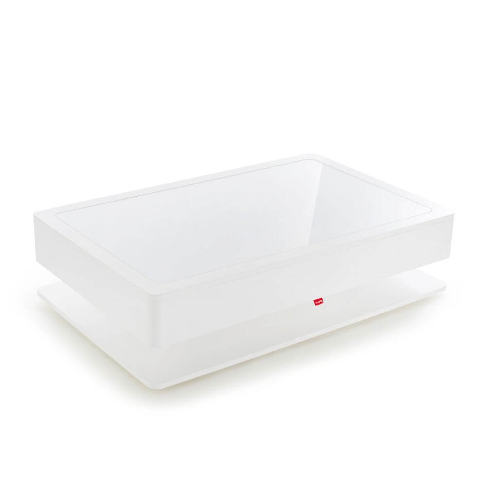 Moree Ora Home Sofabord Hvid (uden belysning) med stilfuld opbevaring til indendørs brug.