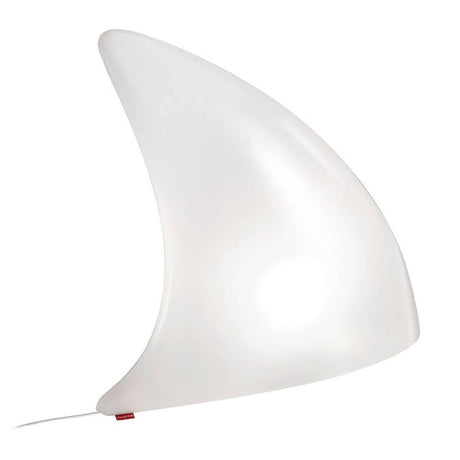 Lampa dekoracyjna Moree Shark w kształcie płetwy rekina z przezroczystym kablem, idealna do użytku wewnętrznego.
