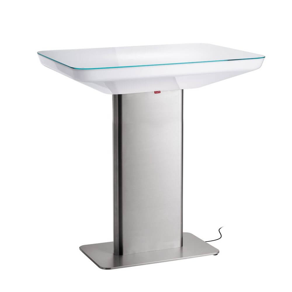 Moree Studio 105 Outdoor Tisch (S14d) mit modernem Design und Leuchtmittel für den Außenbereich.