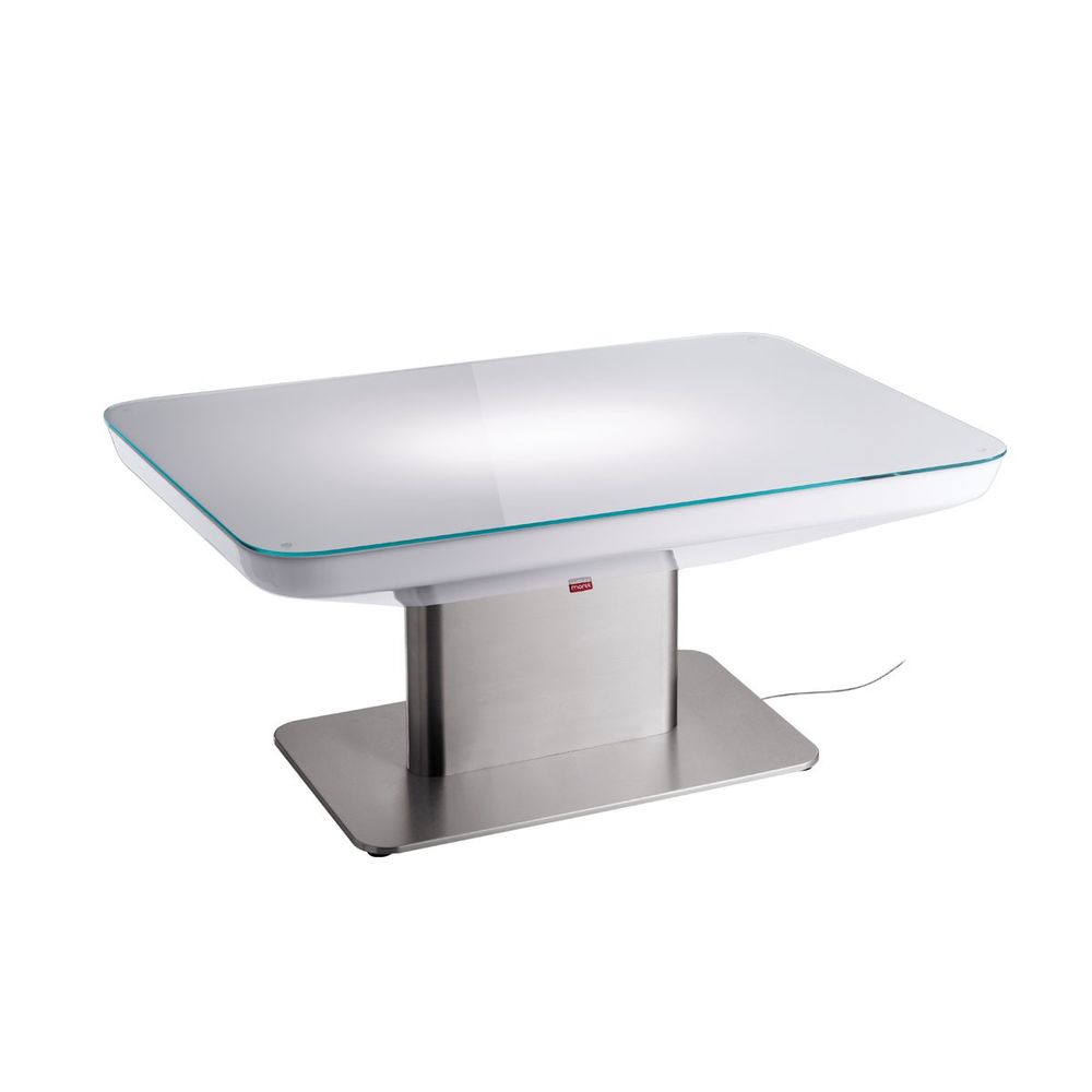 Moree Studio 45 Leuchttisch 45x70cm mit transparentem Kabel und modernem Design.