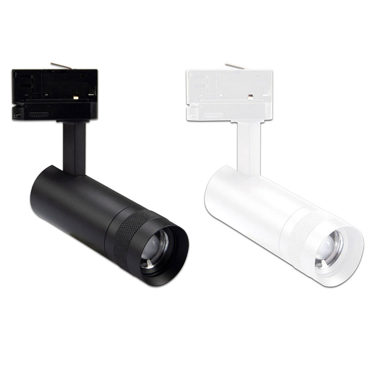 3-Phasen LED Schienen-Strahler fokussierbar 8W 20°-55° (12)