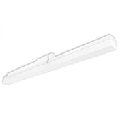 3-Phasen Linienleuchte 2400lm 20W 4000K neutral Weiß in Weiß mit EURO Adapter für 3-Phasenschienen.