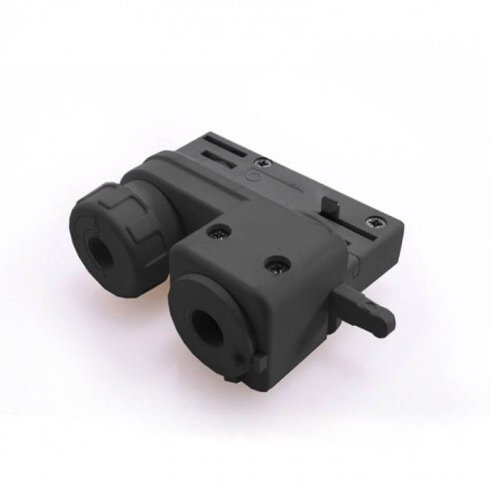 3-Phasen Pendelleuchten-Adapter schwarz für alle 230V Pendelleuchten, maximale Belastung 5kg.