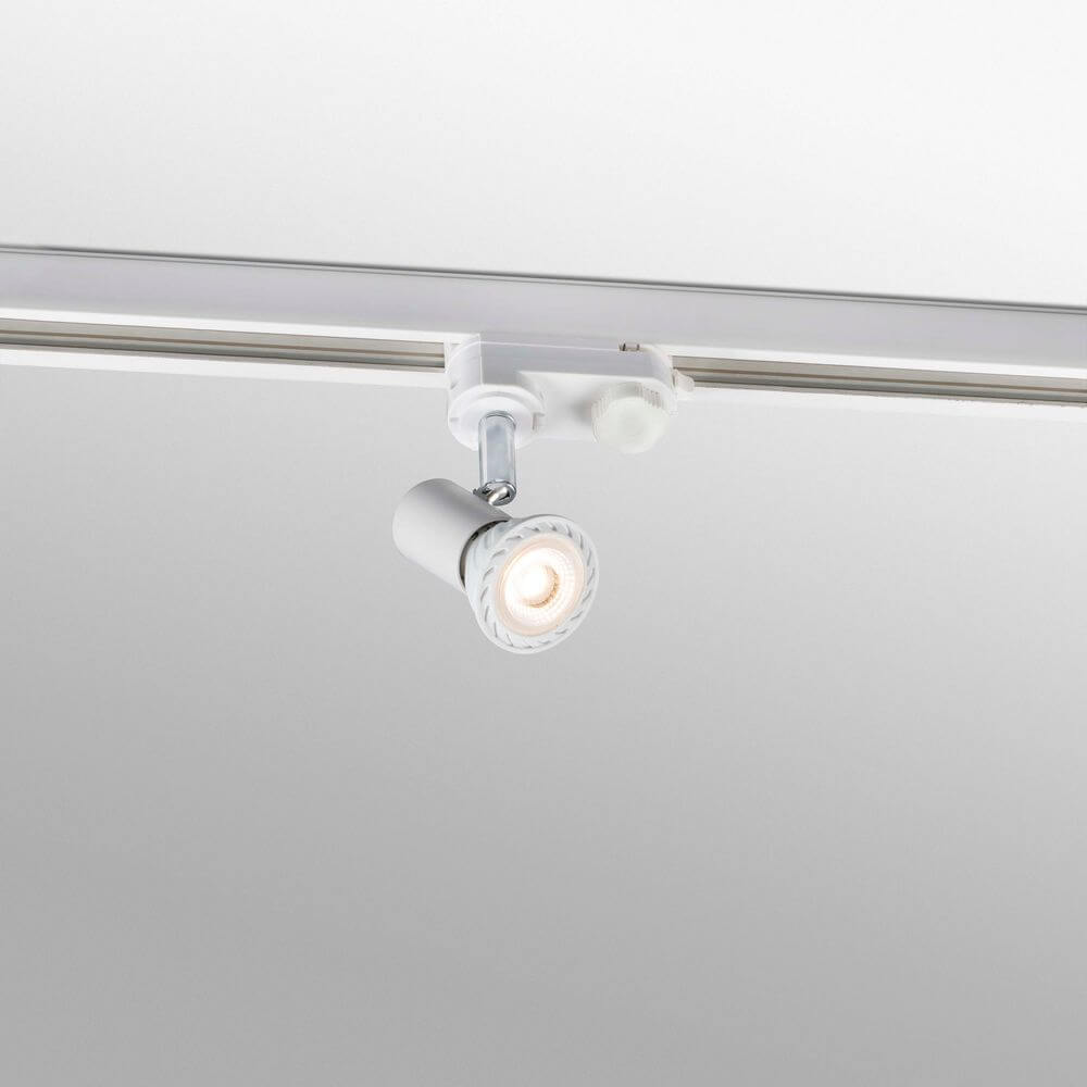 3-phase rail spotlights Plot GU10 white