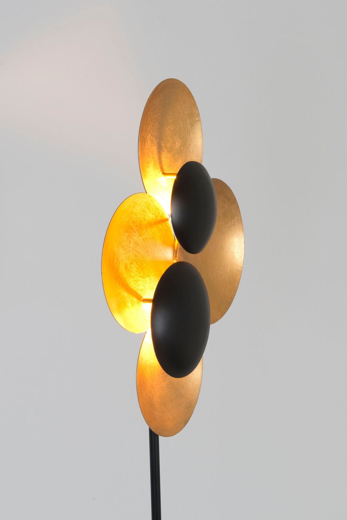 LED-gulvlampe Bolladaria Due 2-lampet dæmpbar 160 cm