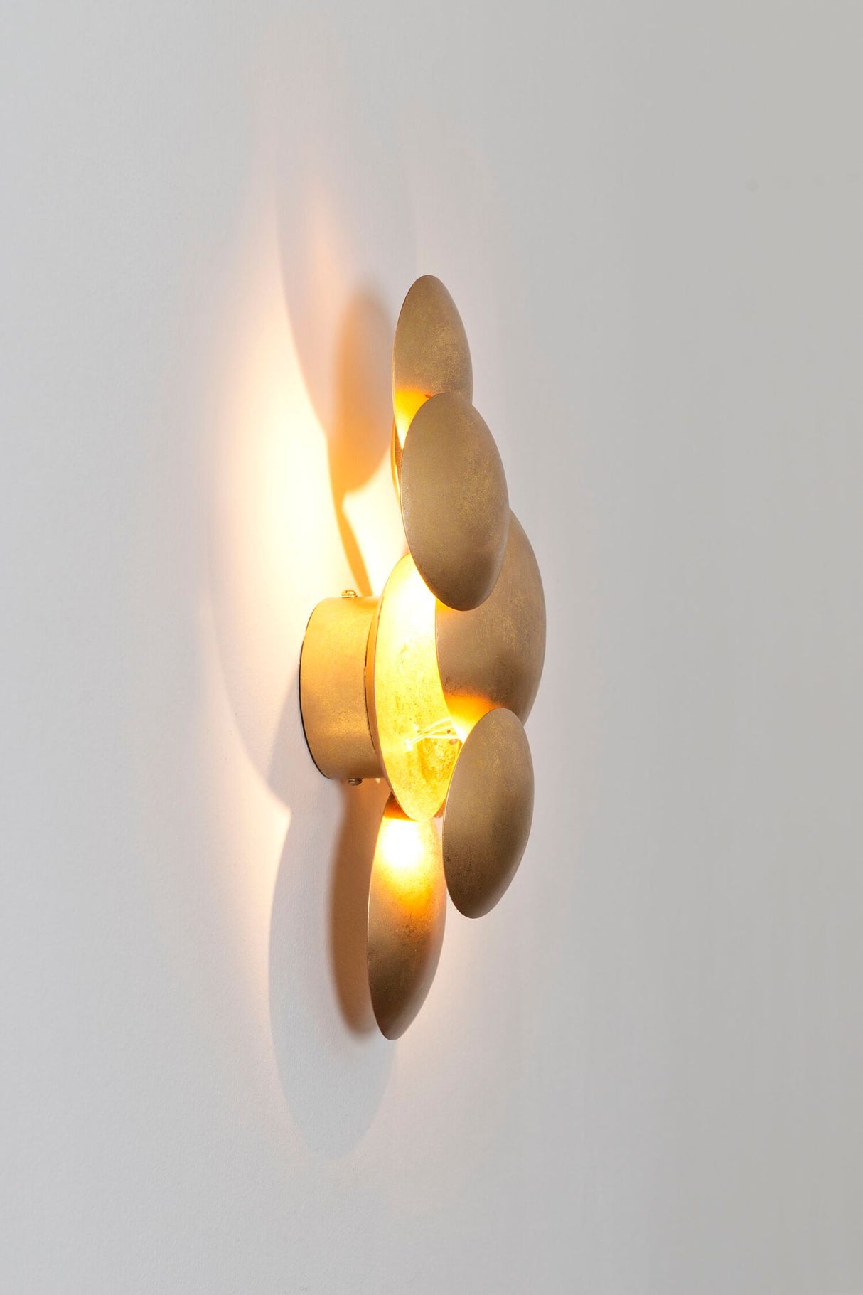LED applique da parete Bolladaria Medium a 3 luci dimmerabile rotonda