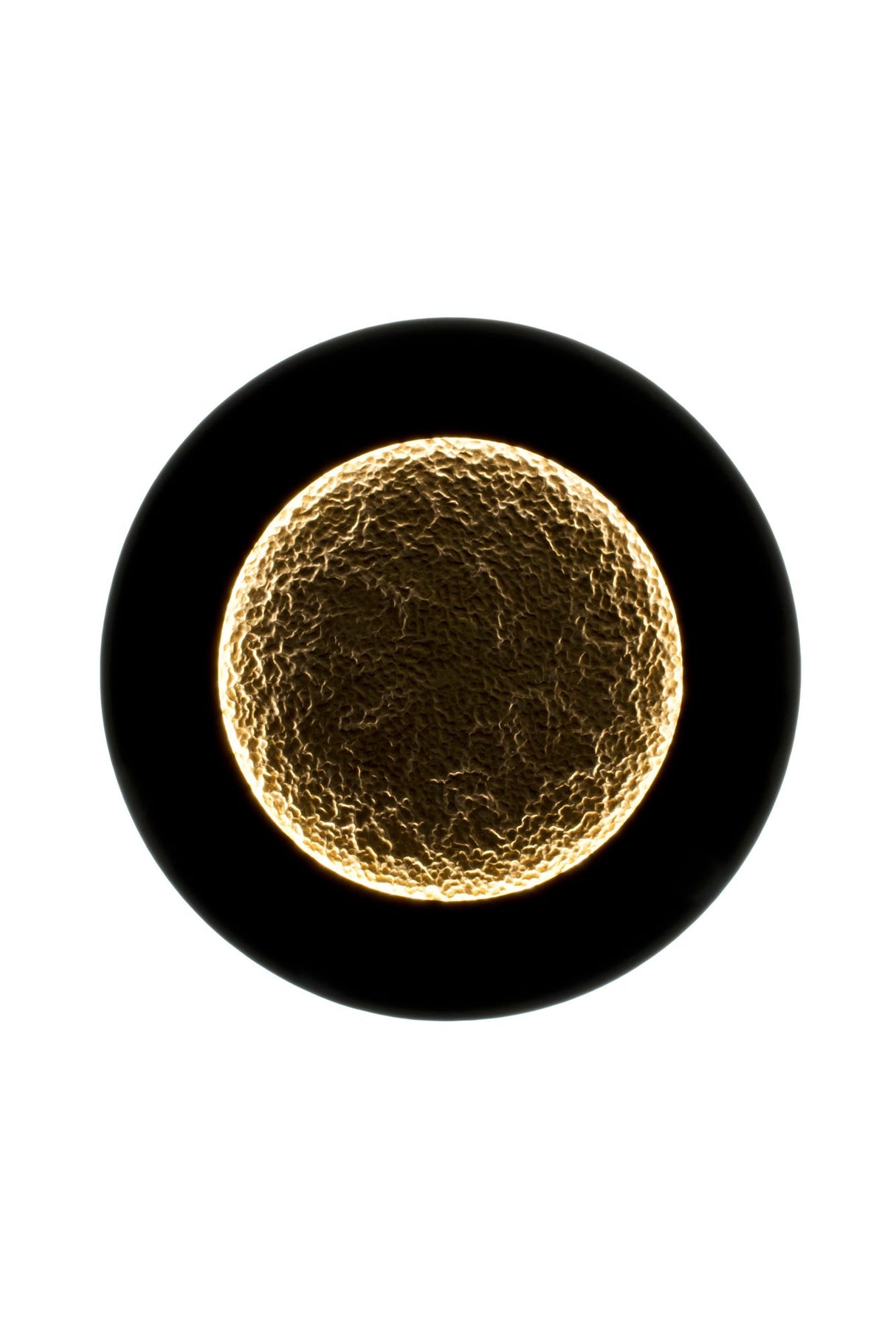 LED-Wandleuchte Luna Apertura Xl dimmbar gehämmert