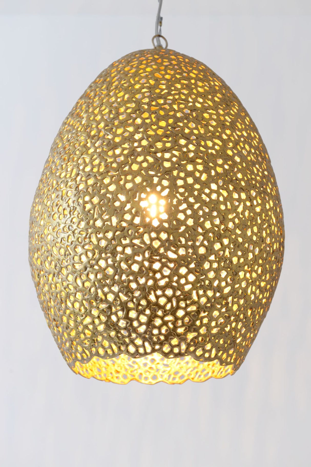 Hängelampe Cavalliere Grande mit Schirm Rund Ø 34cm