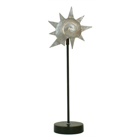 Bordlampe Piccola Lumache jern sort-sølv med et unikt design og stilrent look lavet af metal.