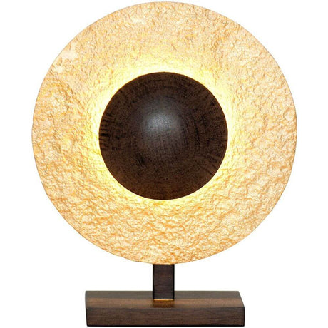 4-light table lamp Eclipse Small Iron Brown-Gold in a modern design with soft light.