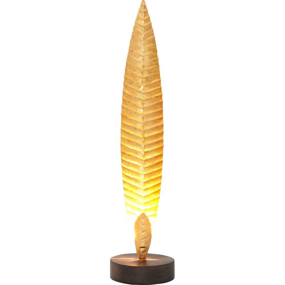 Tischleuchte Penna Eisen Gold-Braun-Schwarz