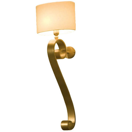 Væglampe Trofeo i jern guld med elegant design og varmt lys, ideel til ethvert hjem.