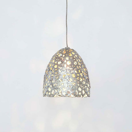 Schienen-Pendelleuchte Lily Piccolo Eisen Silber
