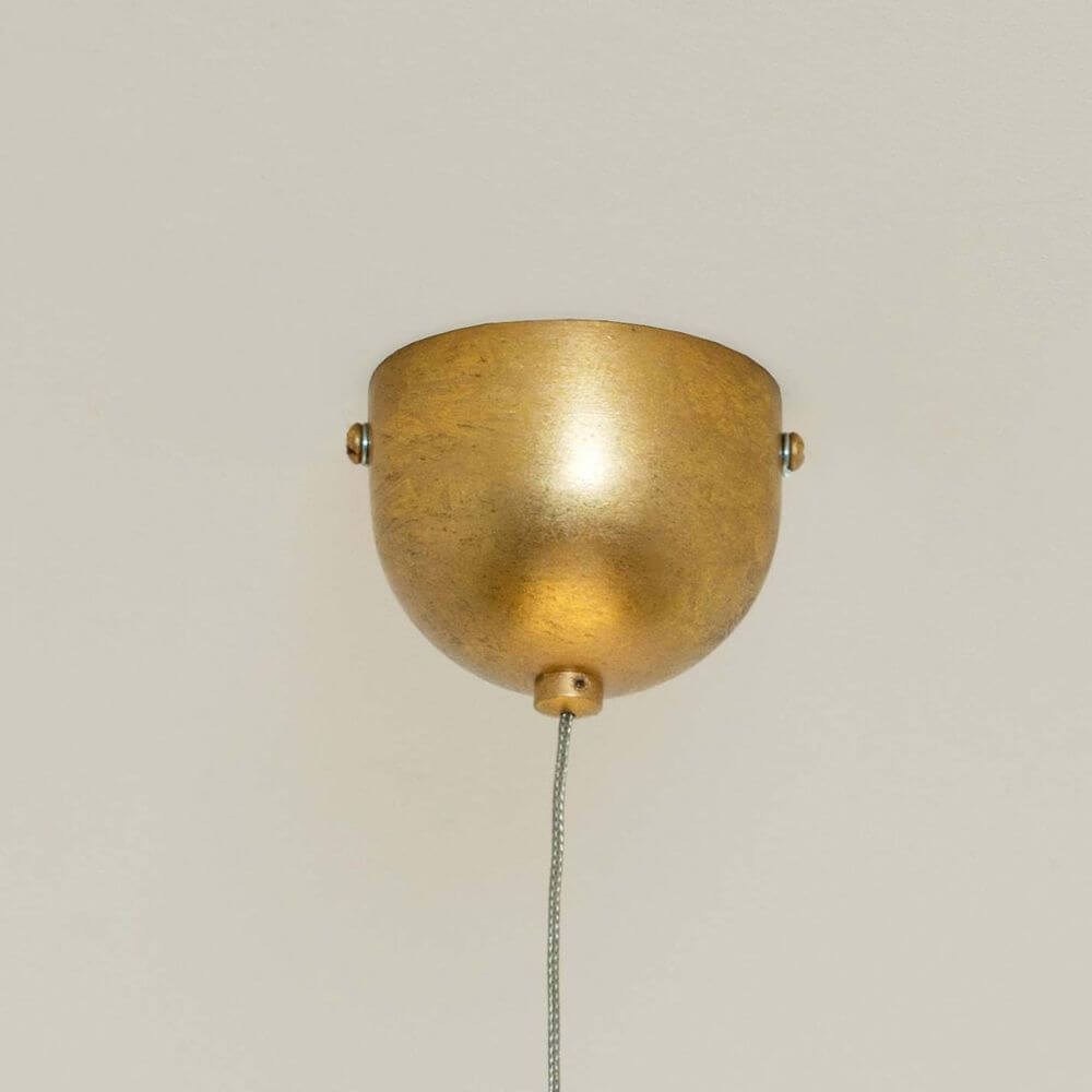 Pendelleuchte Banderola Eisen Gold Deckenbefestigung in elegantem Goldfinish.