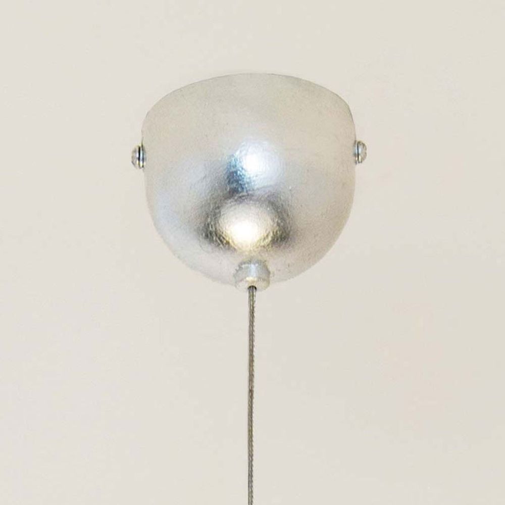 Pendelleuchte Snail Eisen Silber
