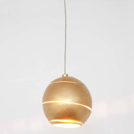 Pendelleuchte Suopare Eisen Gold