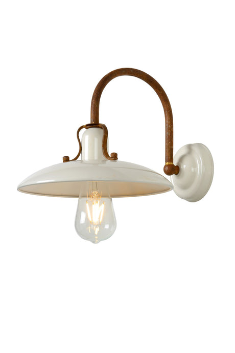 Wandleuchte Römer halbrund Beige (2)