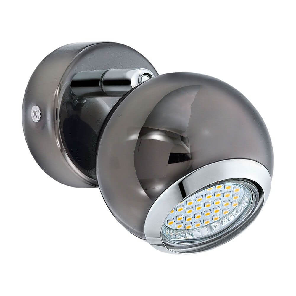 Bimeda Spot Ø 7cm Nickel-Schwarz, Chrom – Moderne Wandlampe mit eleganter Chromoberfläche.