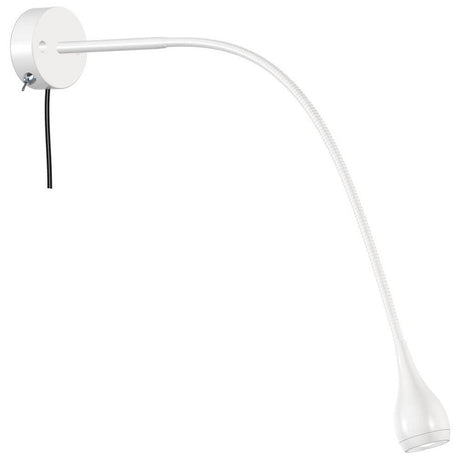 Applique murale Drop LED Blanc, source lumineuse flexible au design moderne, idéale pour chaque pièce.