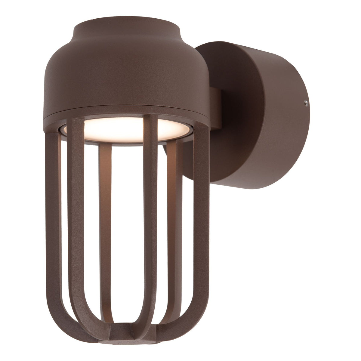 LED-Außenwandleuchte Wells IP54 Rostfarben (1)