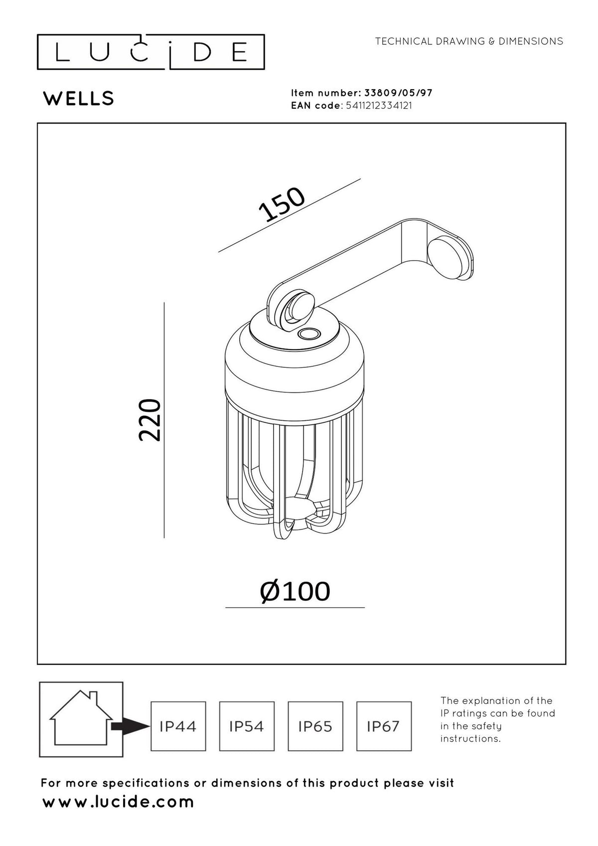 LED-Außenwandleuchte Wells mit Akku CCT dimmbar IP54 (5)