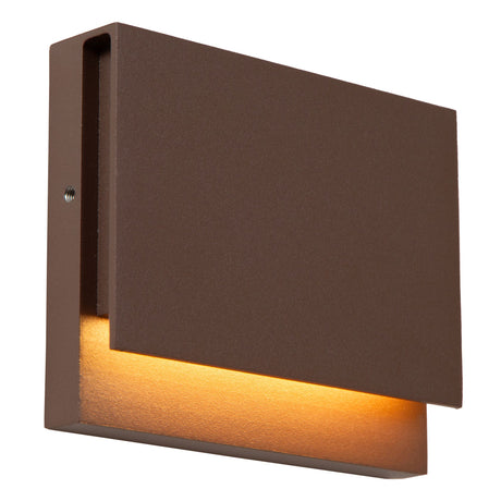LED-Außenwandleuchte Lomar IP54 Rostfarben 11cm (1)