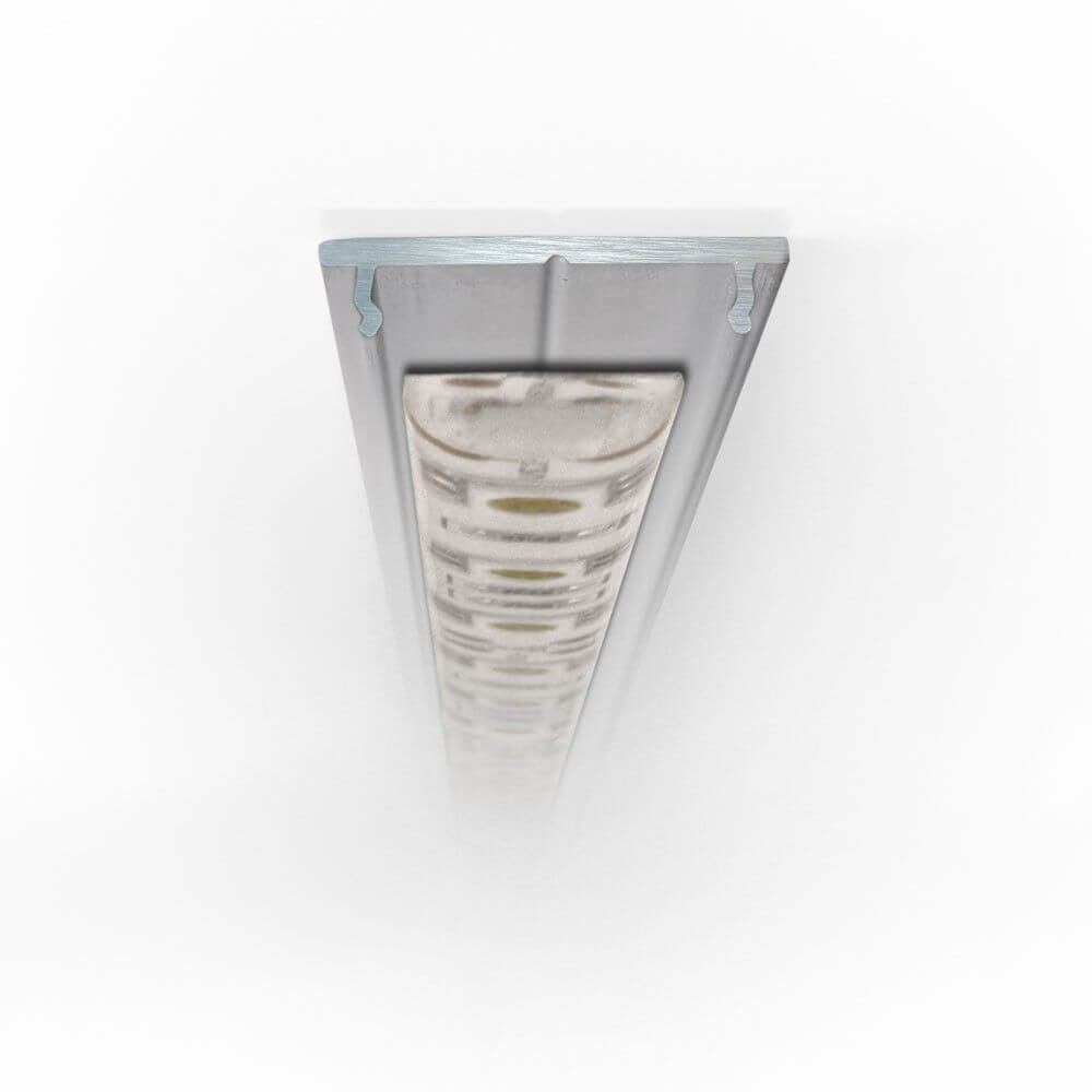 Kühlprofil 200cm Aluminium für LED-Strips mit LEDs für professionellen Einbau.