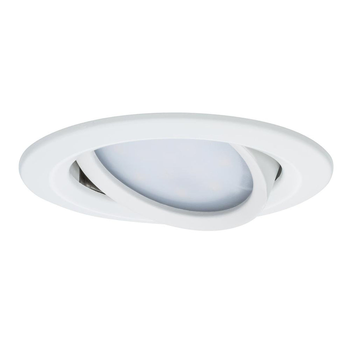 3er LED Einbauleuchten-Set Coin Slim rund Weiß dimm- & schwenkbar