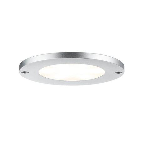 3er Möbelaufbauleuchten-Set Leaf LED Alu-Gebürstet im superflachen Design für enge Räume.