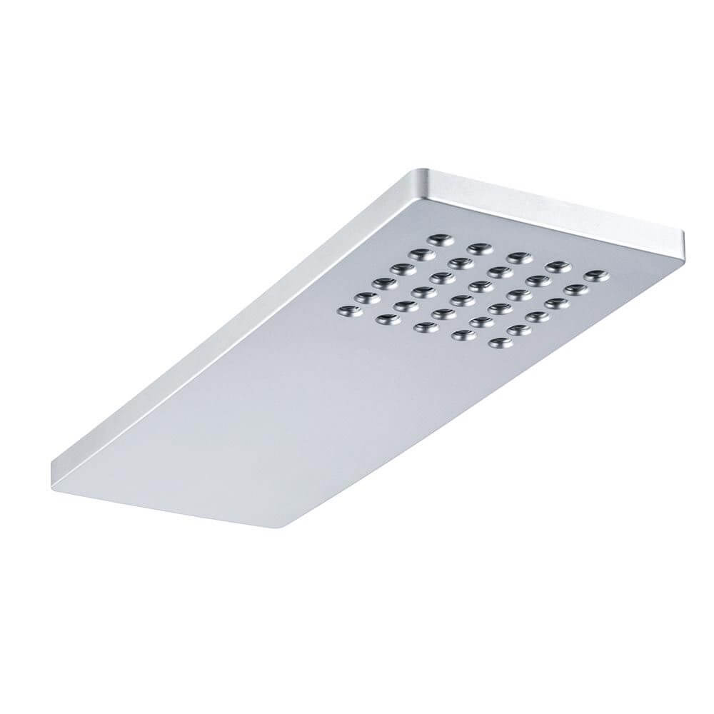 3er Möbelaufbauleuchten-Set "Pattern" LED mit superflachem Gehäuse für schmalen Platz.