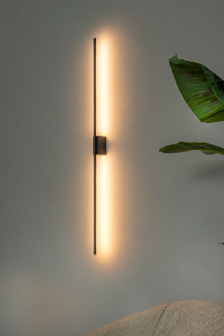 LED-Wandleuchte Marnik mit Gestensteuerung CCT 97,5cm Schwarz/Gold (1)
