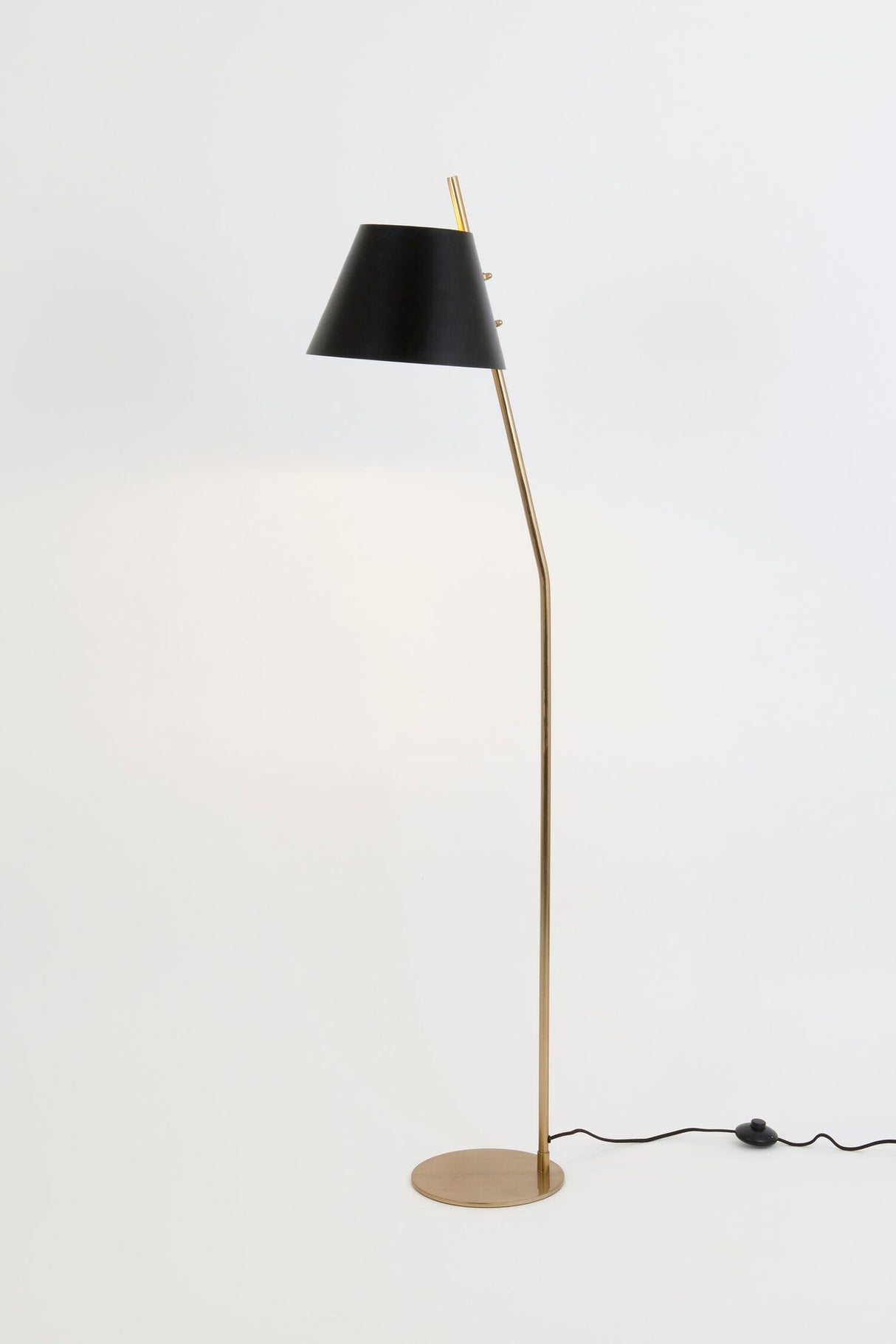 Lampada da terra Adea con paralume rotondo 151 cm