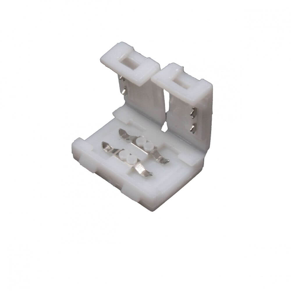 Schnellverbinder Clip 2pol 10mm einfarbige LED-Strip