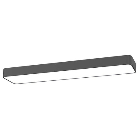 Talu Deckenleuchte 90 x 20cm 2 x T5 39W Anthrazit - moderne rechteckige Deckenleuchte in Anthrazit